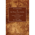 A Commentary on the Thirty-Nine Articles - Paperback