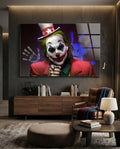 Joker Glass Wall Art