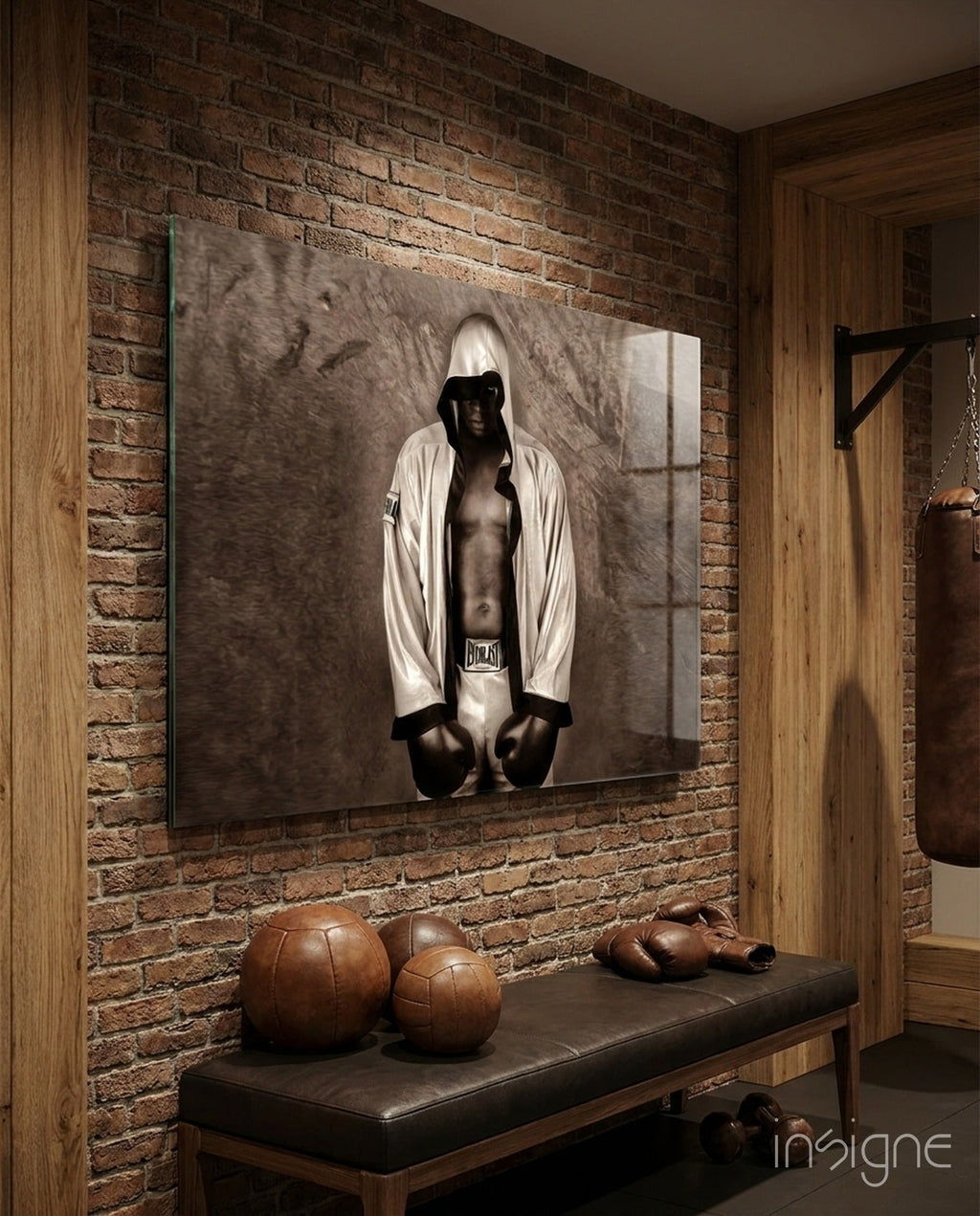 Muhammad Ali Glass Wall Art