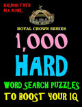 1,000 Hard Word Search Puzzles to Boost Your IQ: Fun Way to Improve Brain & Memory - Paperback