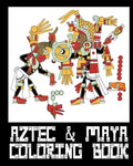 Aztec & Mayan Coloring Book - 26 Designs to Color in - Colouring Book: Only one design per page - Paperback