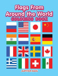 Flags From Around the World Coloring Book - Paperback
