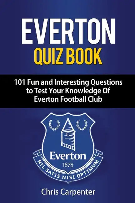 Everton Quiz Book - Paperback