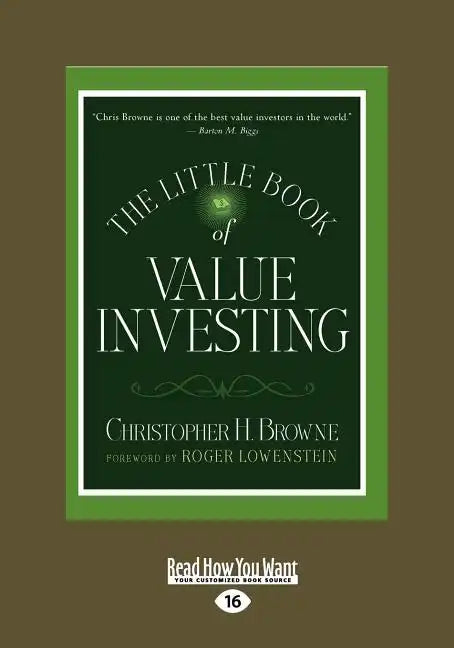 The Little Book of Value Investing (Large Print 16pt) - Paperback