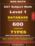 2018 SAT Subject Math Level I Database - Paperback