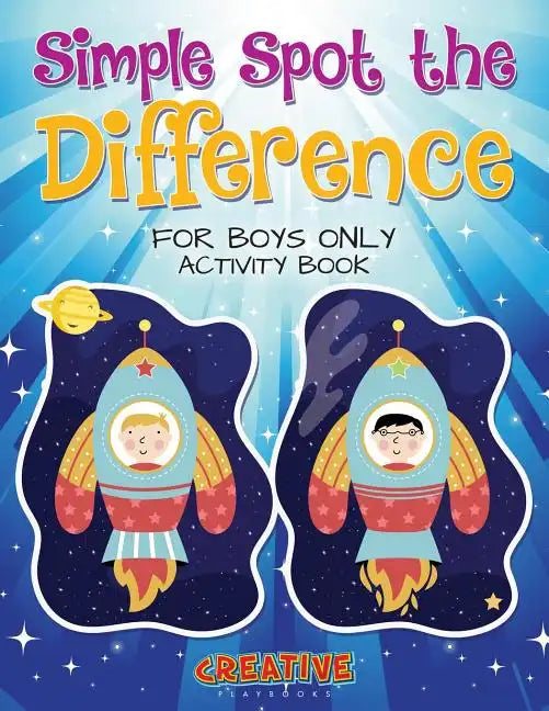 Simple Spot the Difference for Boys Only Activity Book - Paperback