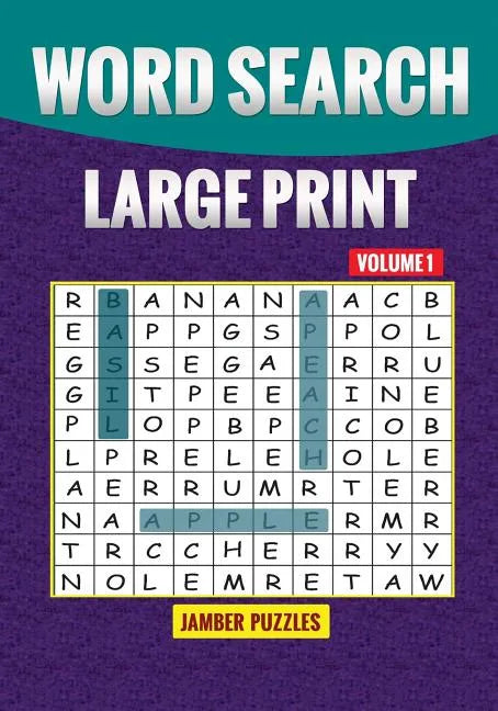 Word Search Large Print Volume 1 - Paperback