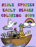 Bible Stories Early Reader Coloring Book - Paperback