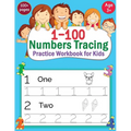 1-100 Numbers Tracing Practice Workbook for Kids - Paperback