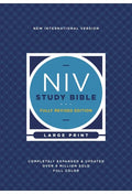 NIV Study Bible, Fully Revised Edition, Large Print, Hardcover, Red Letter, Comfort Print - Hardcover