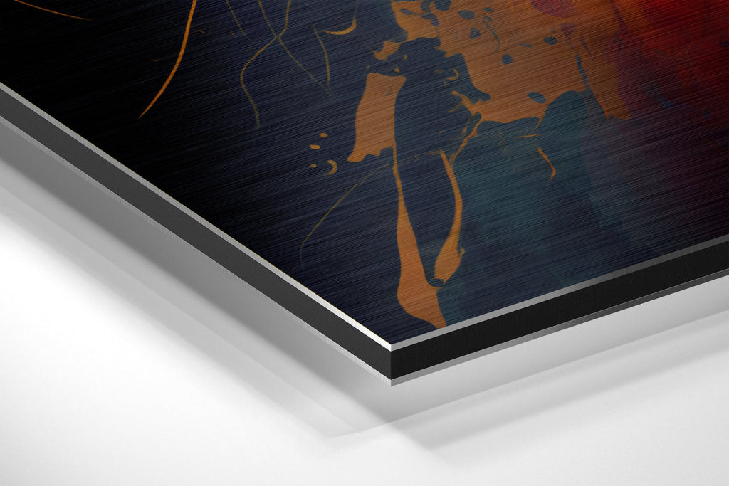 Lion Brushed Aluminum Dibond Wall Art