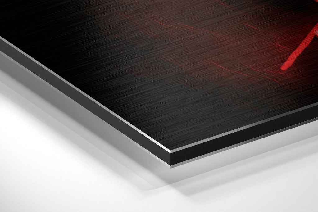 Revenge in His Eyes Brushed Aluminum Dibond Wall Art