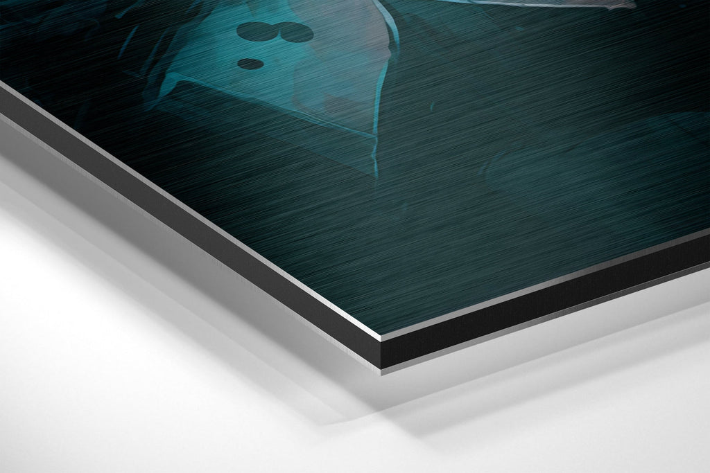Batman Brushed Aluminum Dibond Wall Art