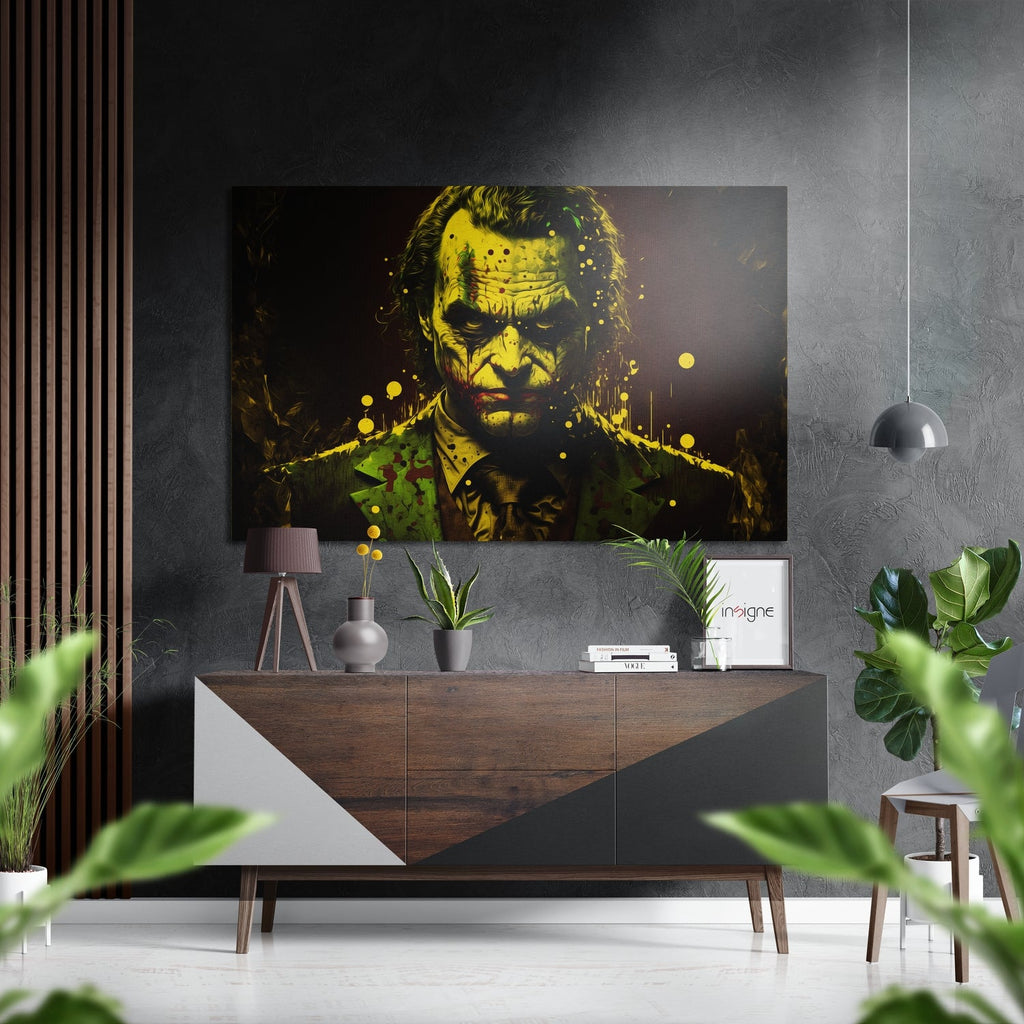 Joker Brushed Aluminum Dibond Wall Art