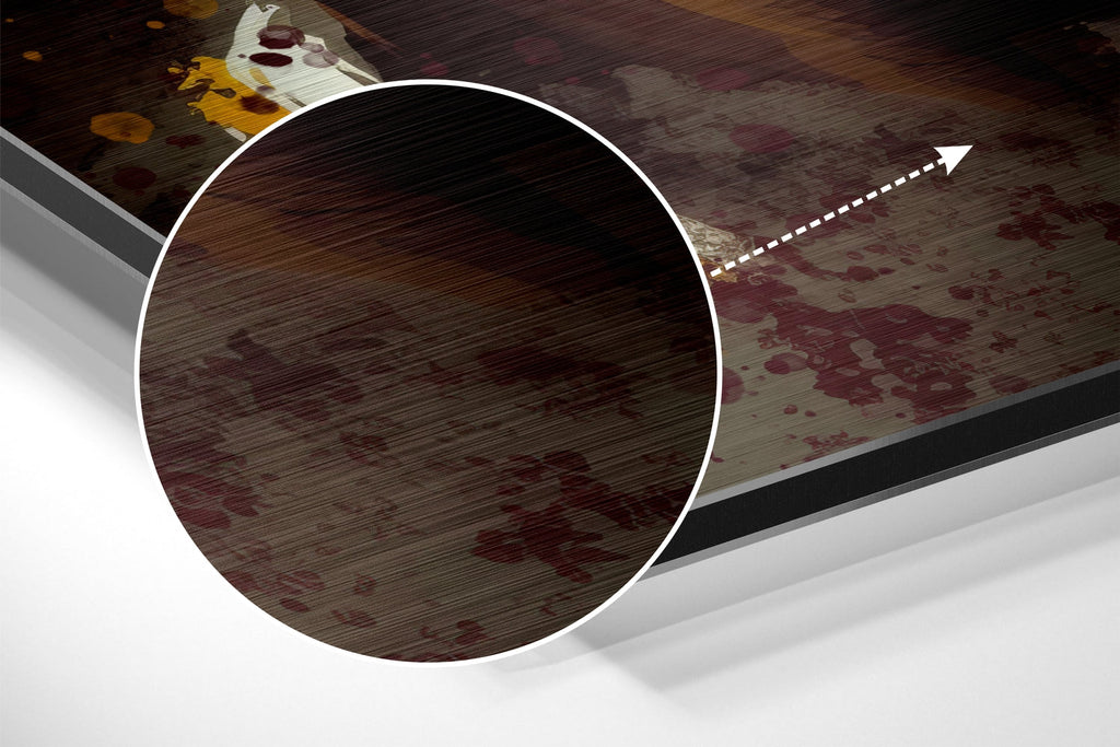 Kobe Bryant Brushed Aluminum Dibond Wall Art