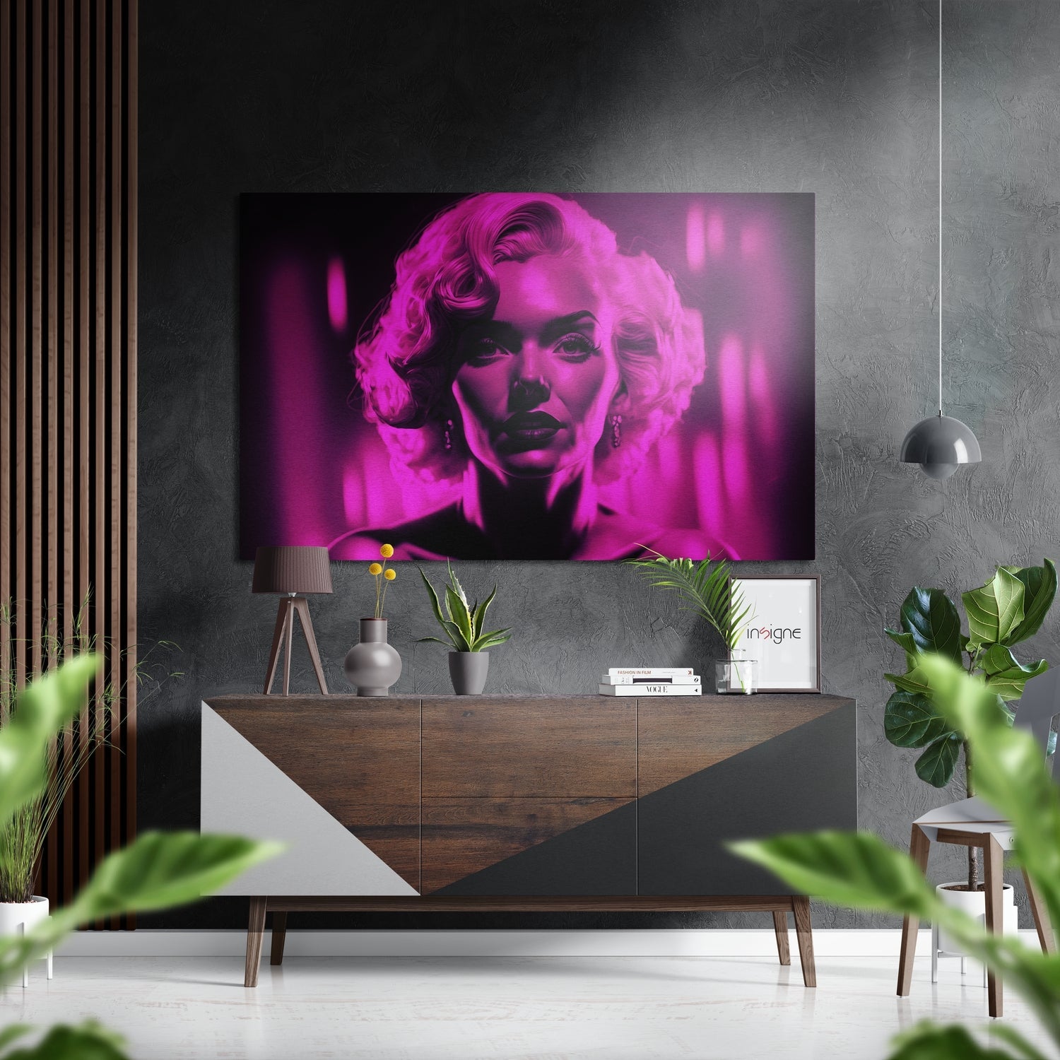 Marilyn Monroe Brushed Aluminum Dibond Wall Art