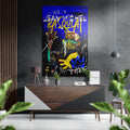 Basquiat Brushed Aluminum Dibond Wall Art