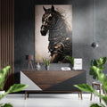 Warrior's Horse Brushed Aluminum Dibond Wall Art