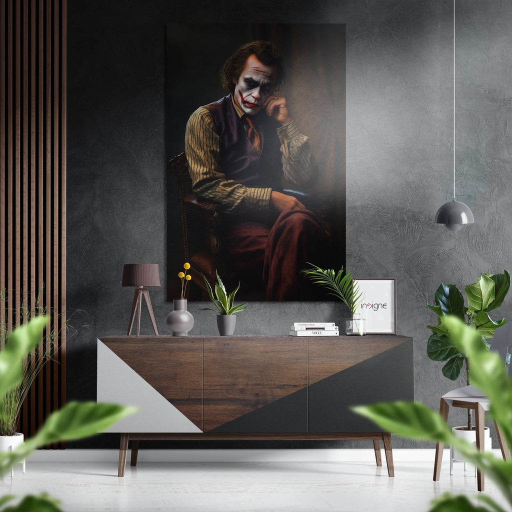 Joker Brushed Aluminum Dibond Wall Art