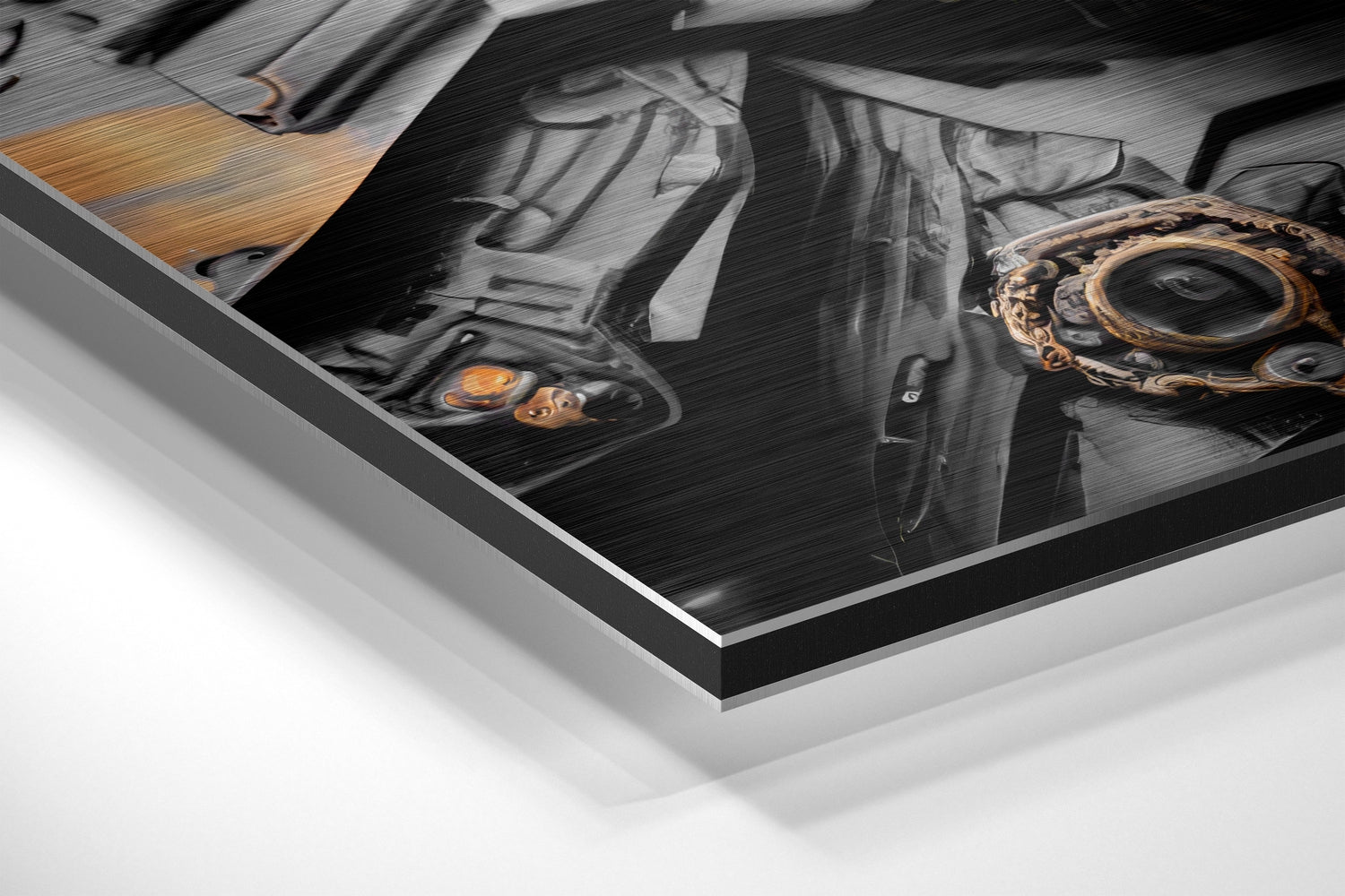 Darth Wader Brushed Aluminum Dibond Wall Art