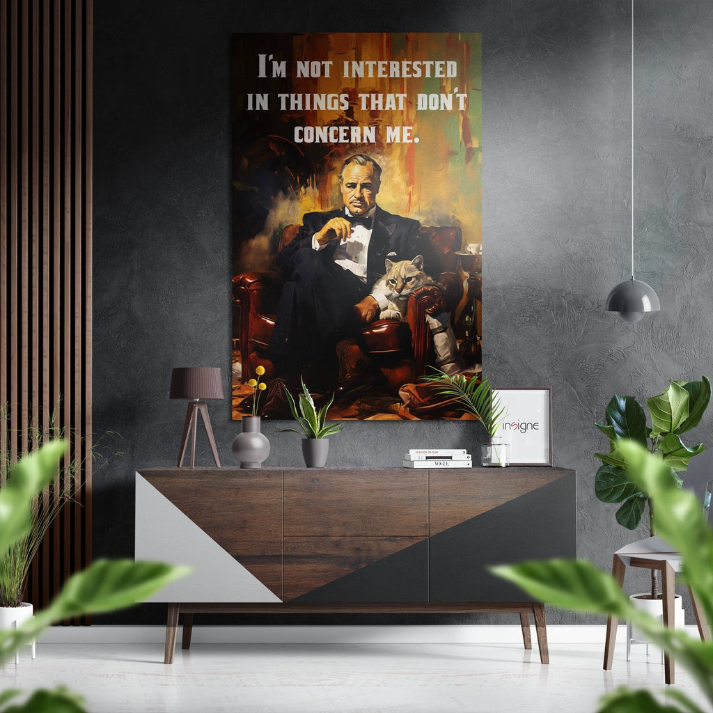 The Godfather Brushed Aluminum Dibond Wall Art