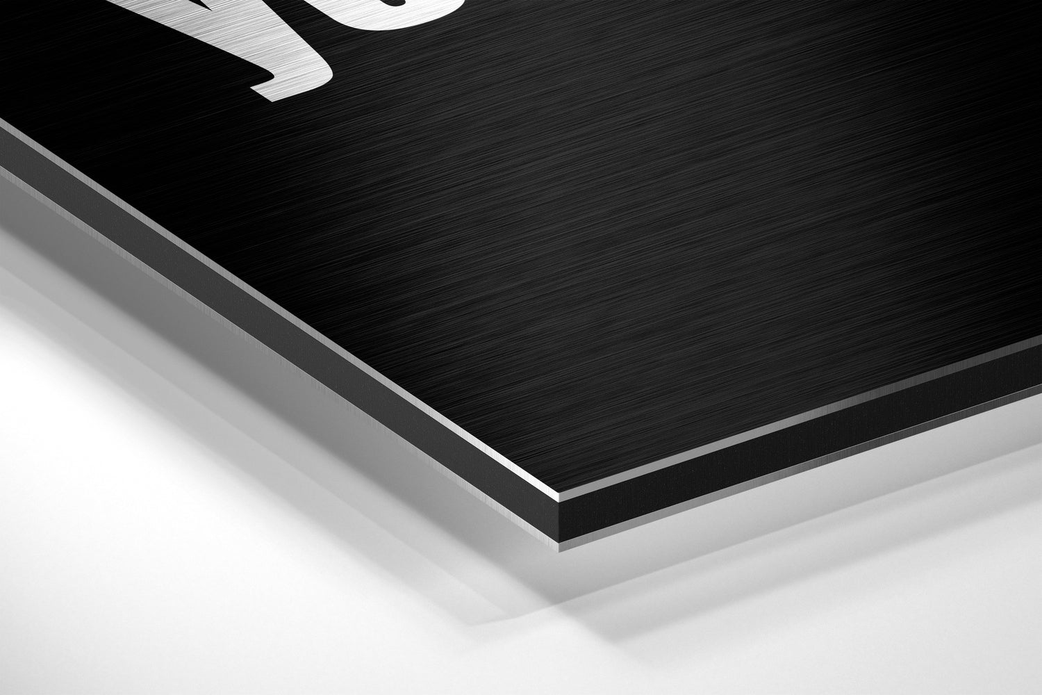 Never Tell Brushed Aluminum Dibond Wall Art