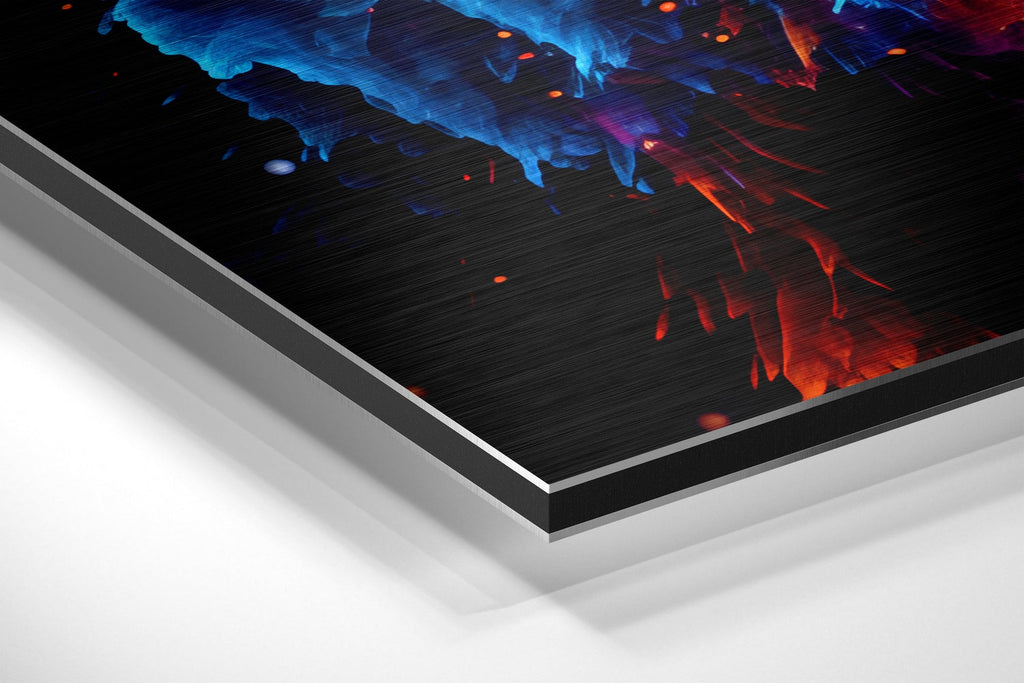 Colors of Space Brushed Aluminum Dibond Wall Art