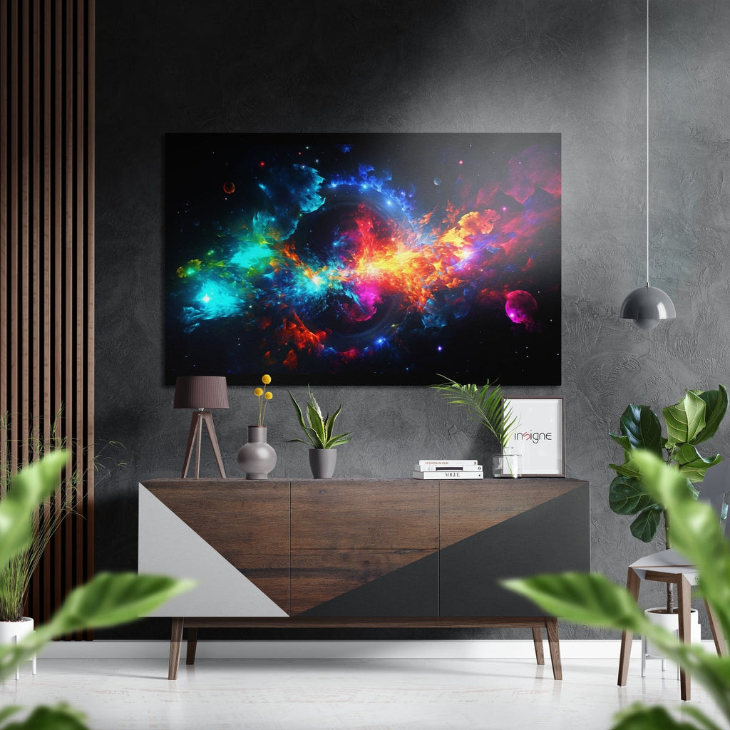 Colors of Space Brushed Aluminum Dibond Wall Art