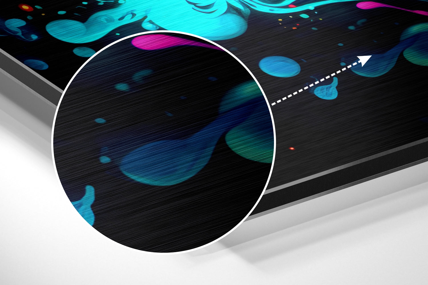 Colors of Space Brushed Aluminum Dibond Wall Art