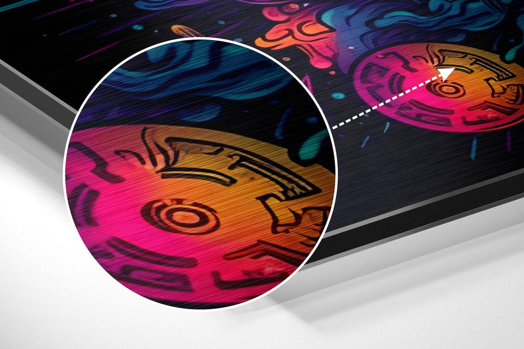 Bitcoin Brushed Aluminum Dibond Wall Art