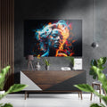 Face of Her Brushed Aluminum Dibond Wall Art