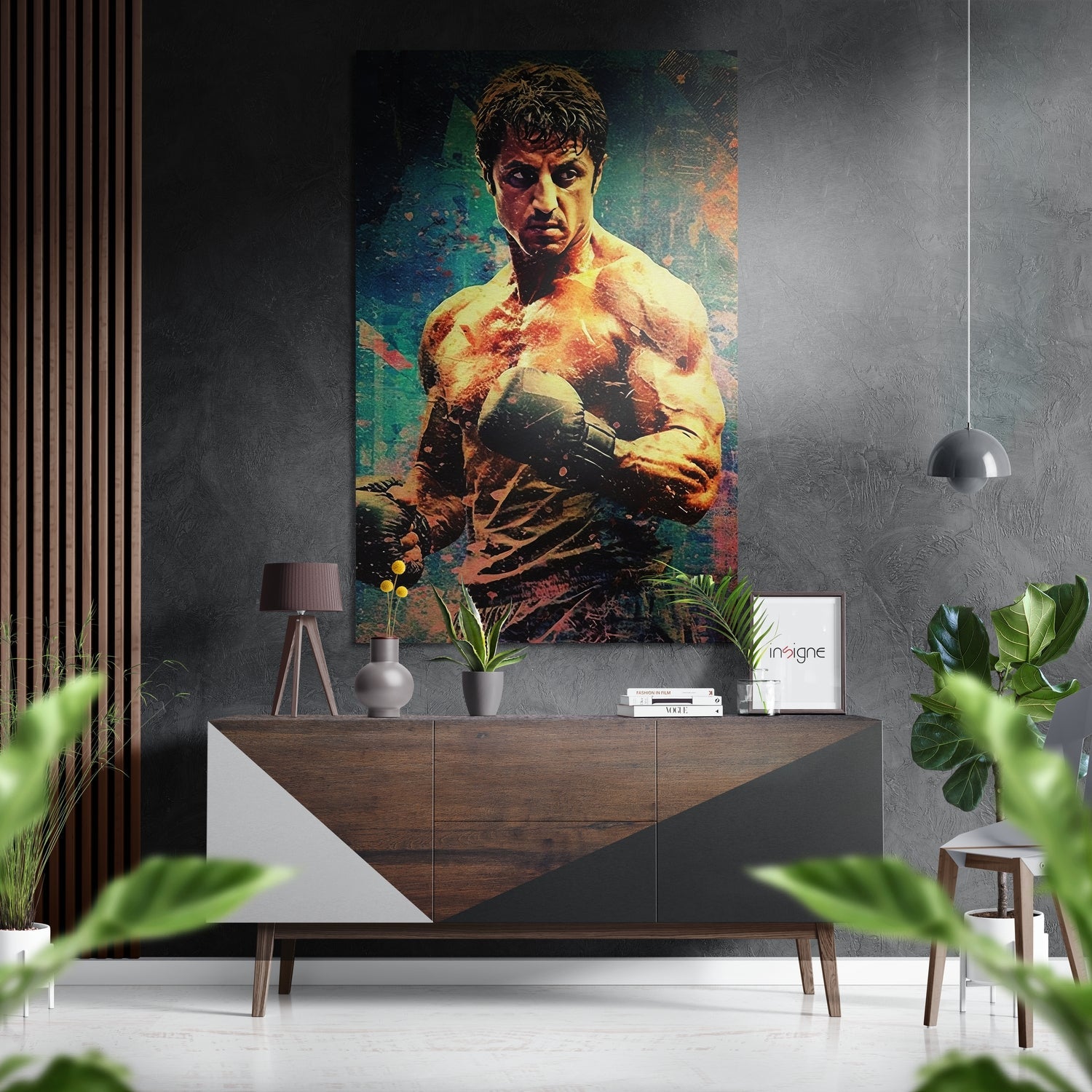 Rocky Brushed Aluminum Dibond Wall Art