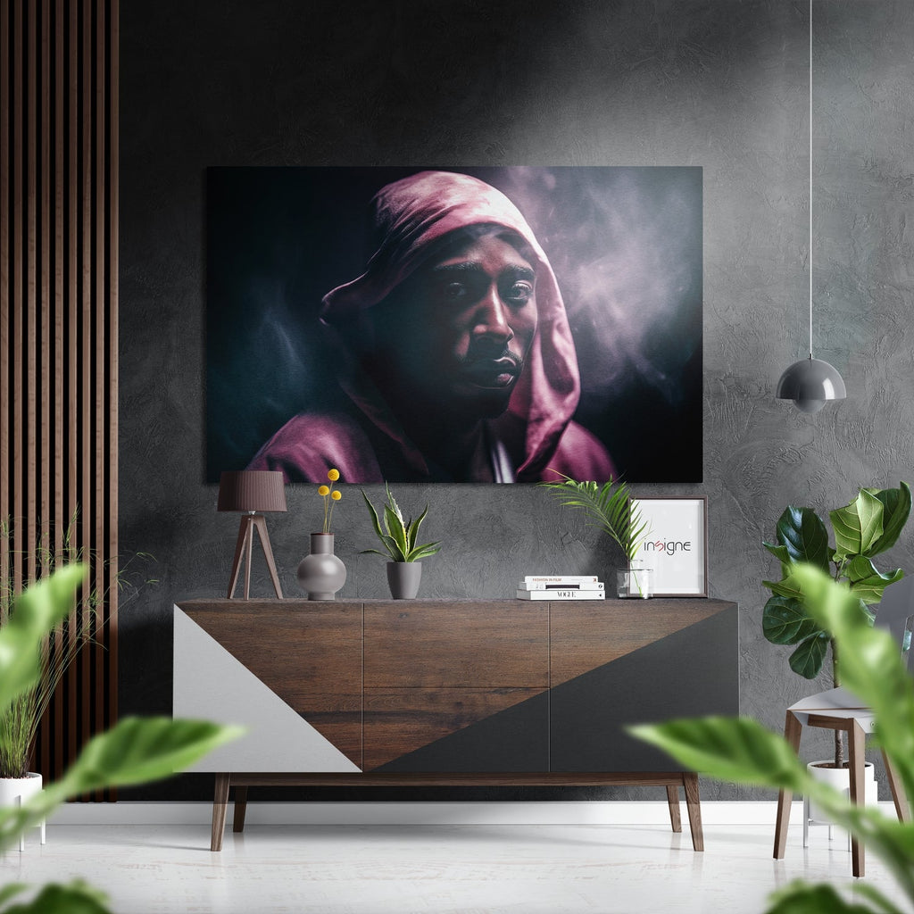 Tupac Brushed Aluminum Dibond Wall Art