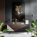 Mr. Tiger Brushed Aluminum Dibond Wall Art
