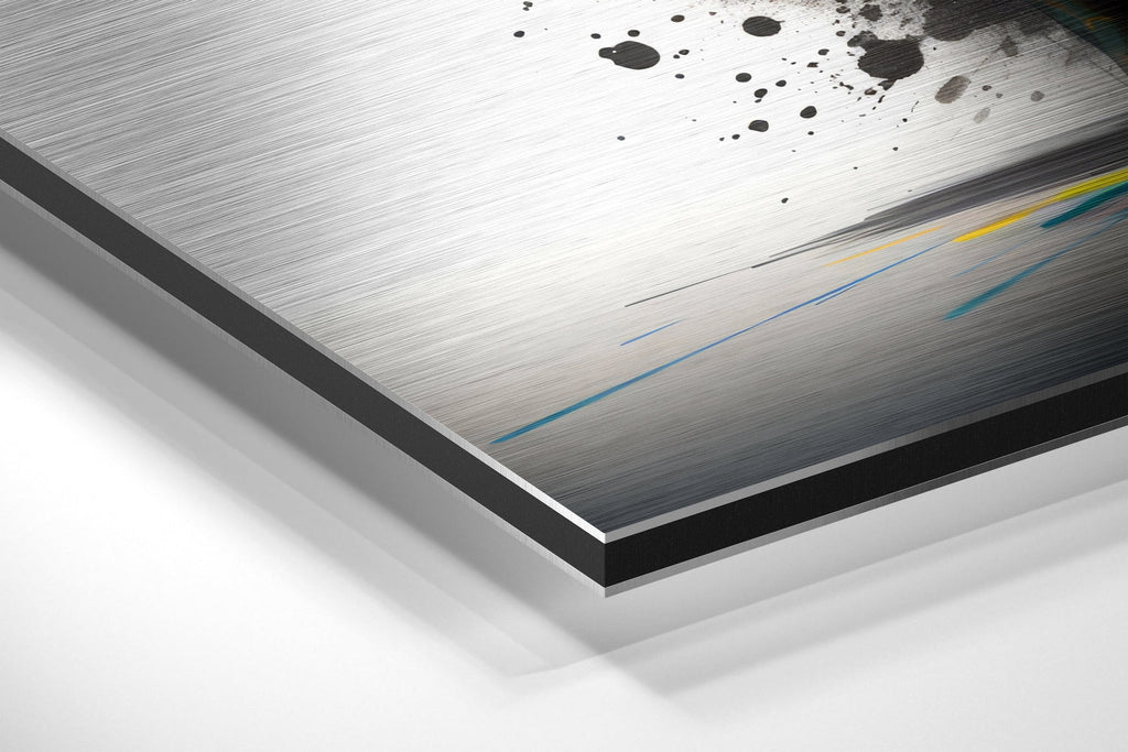 Bull Brushed Aluminum Dibond Wall Art