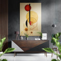 Circles Brushed Aluminum Dibond Wall Art