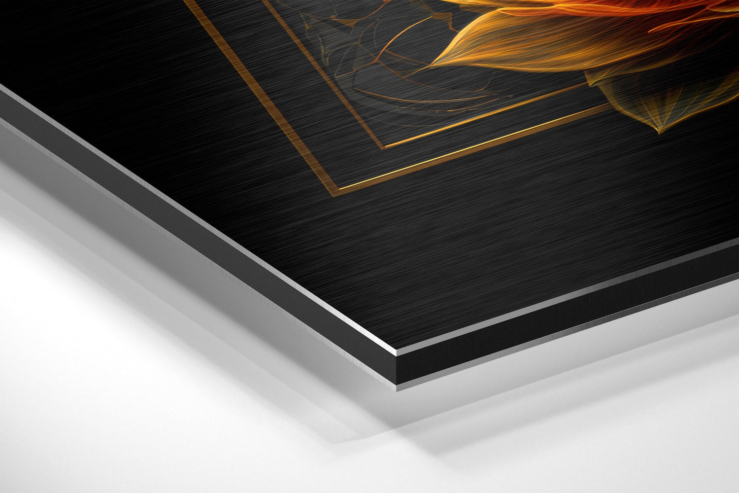 Lotus Brushed Aluminum Dibond Wall Art