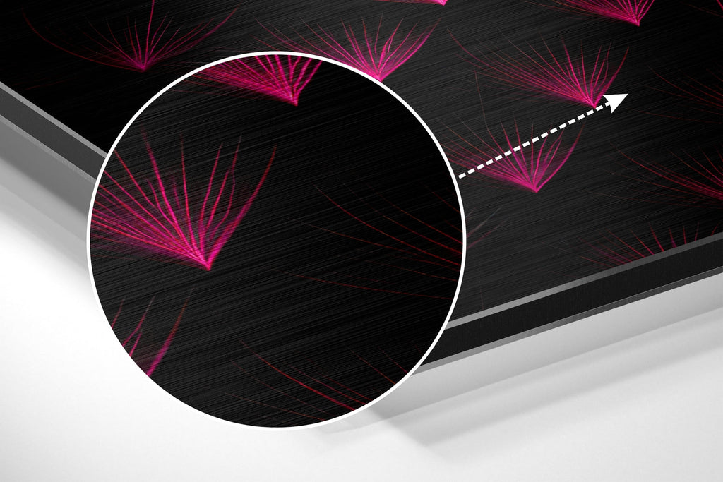 Lotus Brushed Aluminum Dibond Wall Art