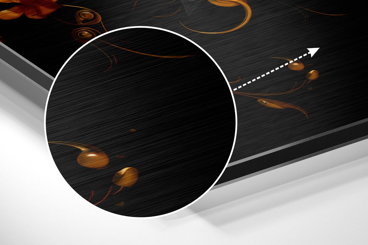 Lotus Brushed Aluminum Dibond Wall Art