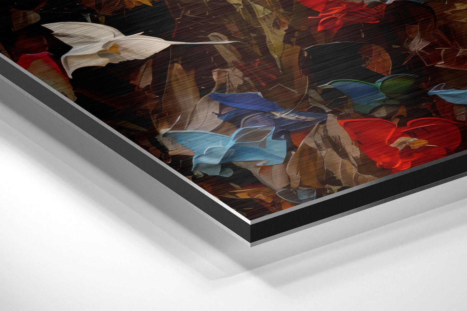 Woman Brushed Aluminum Dibond Wall Art