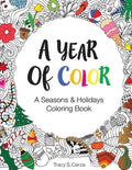 A Year Of Color: A Seasons & Holidays Coloring Book - Paperback