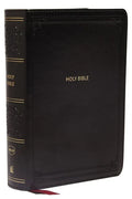 Nkjv, Reference Bible, Compact, Leathersoft, Black, Red Letter Edition, Comfort Print: Holy Bible, New King James Version - Imitation Leather