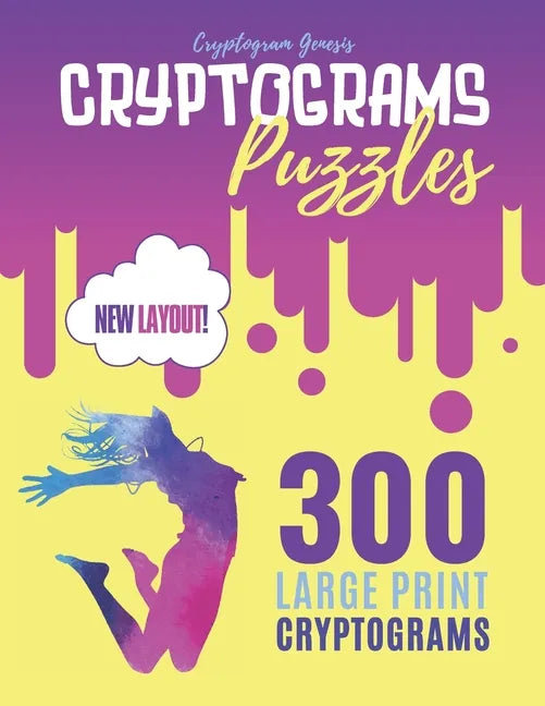 Cryptograms Puzzles: Cryptograms Quotes Puzzles, Cryptogram Families Puzzle Book, Book Of Cryptograms - Paperback