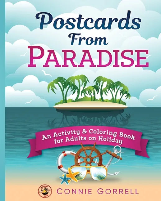Postcards From Paradise: An Activity & Coloring Book for Adults on Holiday - Paperback