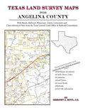 Texas Land Survey Maps for Angelina County - Paperback