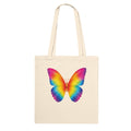 Rainbow Butterfly Premium Tote Bag
