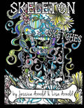 Skeleton Sketches Coloring Book - Paperback