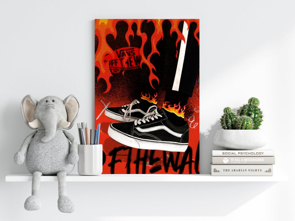 Sneakers Aluminum Print