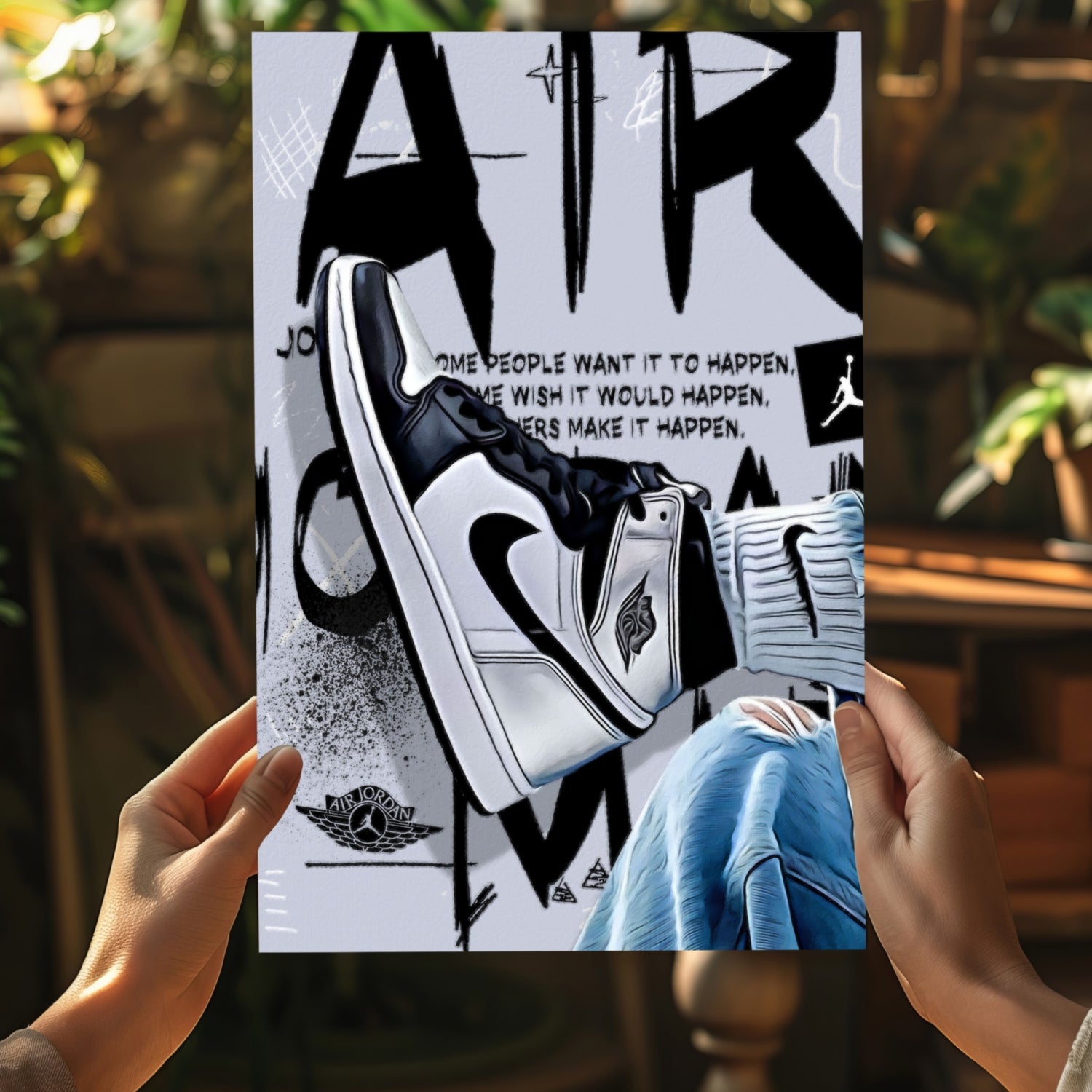Air Aluminum Print