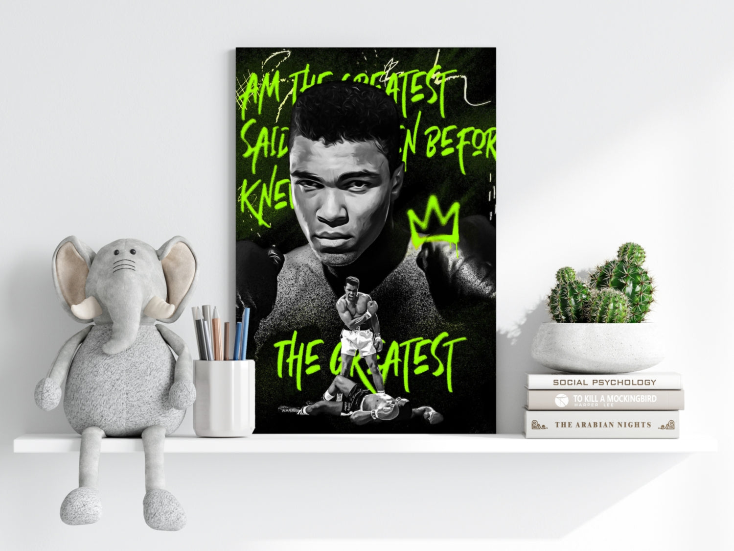 Muhammad Ali Aluminum Print